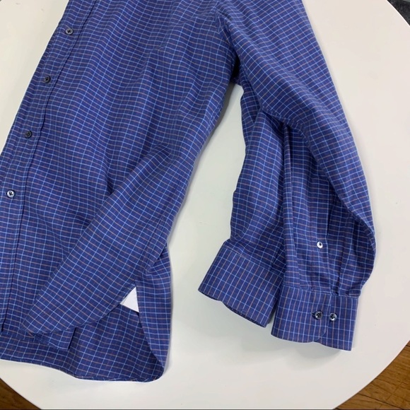 Davide Cenci Men’s Plaid Flannel Button Down Shirt EU 42 US Size XL - Picture 8 of 9